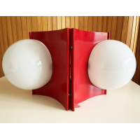 Rode jaren 70 wandlampen